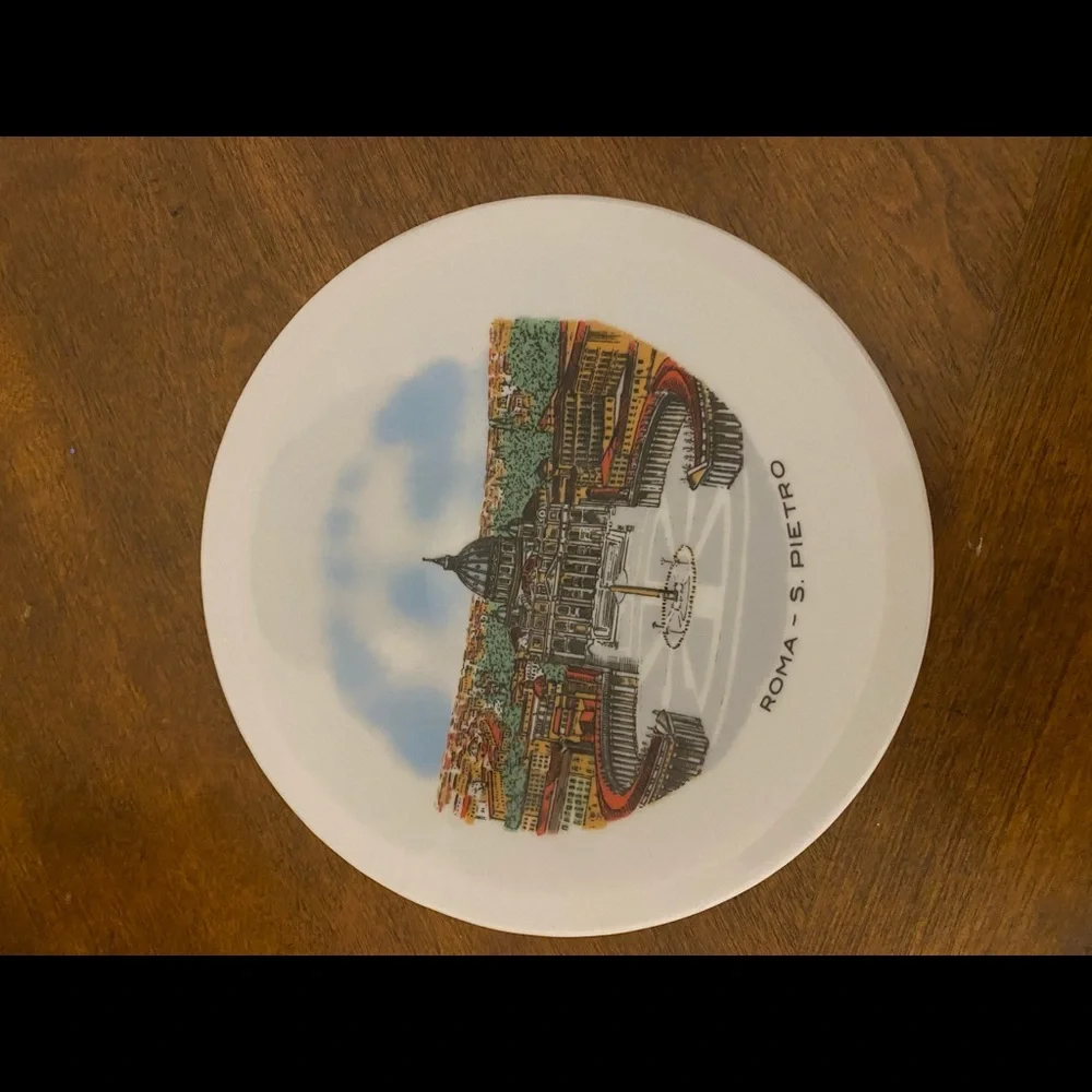 Richard Ginori .Roma-S. Pietro jewelry tricket plate